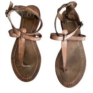 Frye Rachel sandal, full grain leather, ankle strap Size 8.5